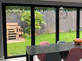 5 pane bi-folding door